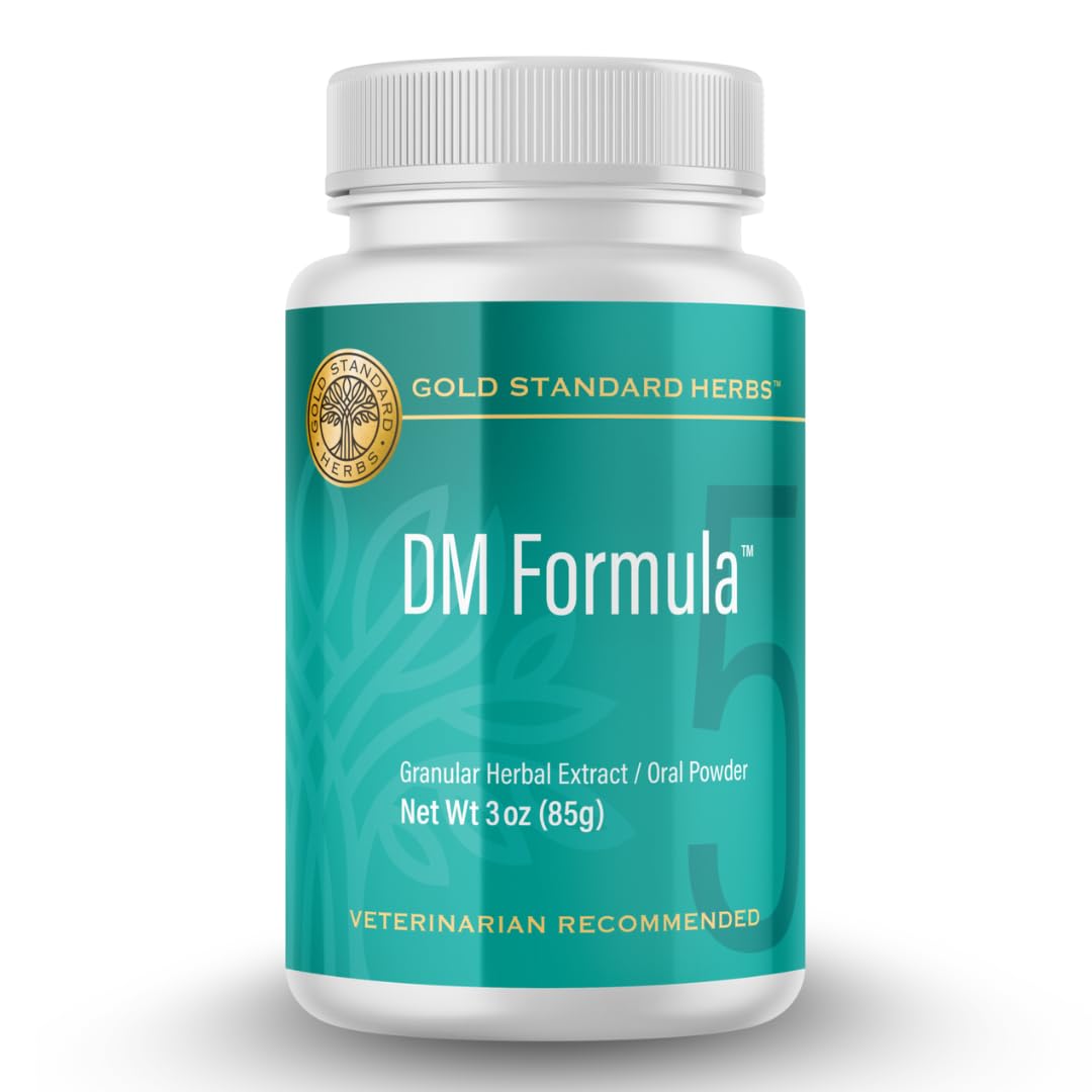 DM Formula Degenerative Myelopathy Relief for Dogs by Gold Standard Herbs, All Natural Granular Herbal Extract, 85 gram Powder