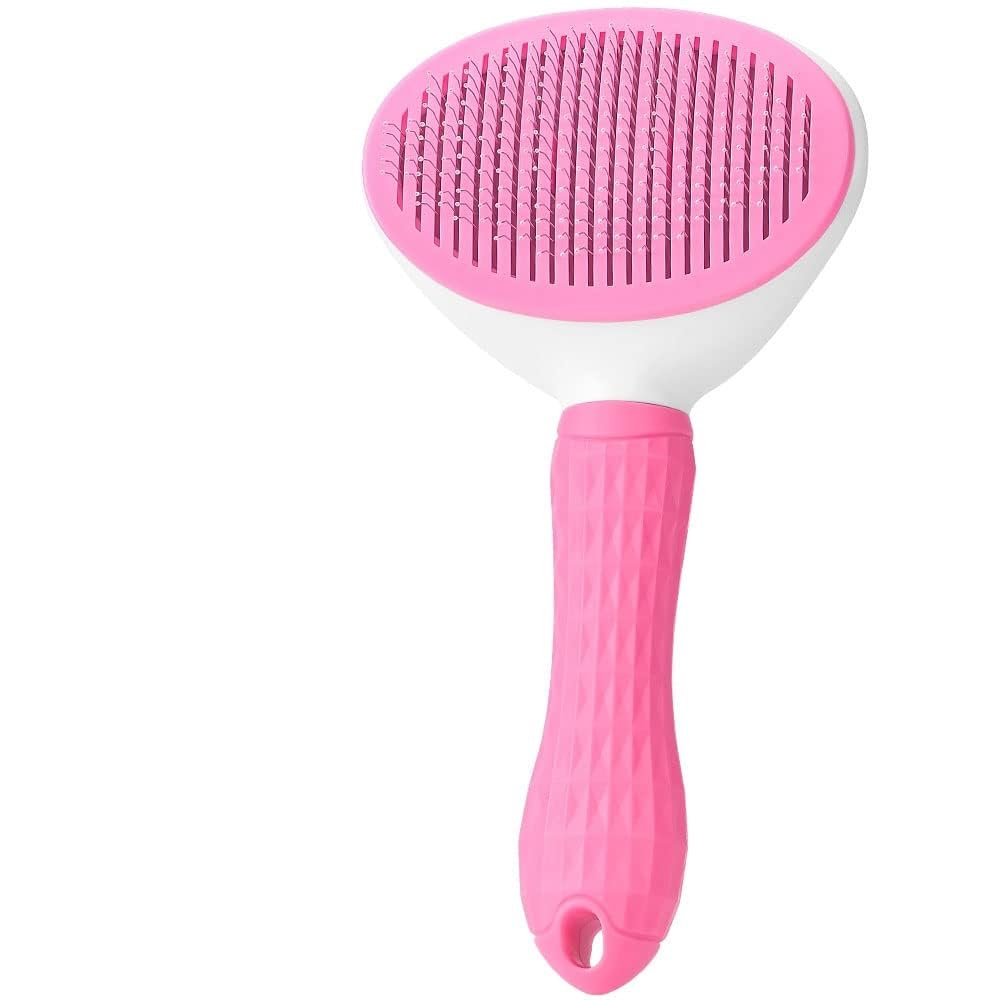 Matson SelfCleaning Slicker Brush For Dogs And Cats, Hair Cleaner Brush, Shedding And Dematting Grooming Comb, Pet Grooming Bru