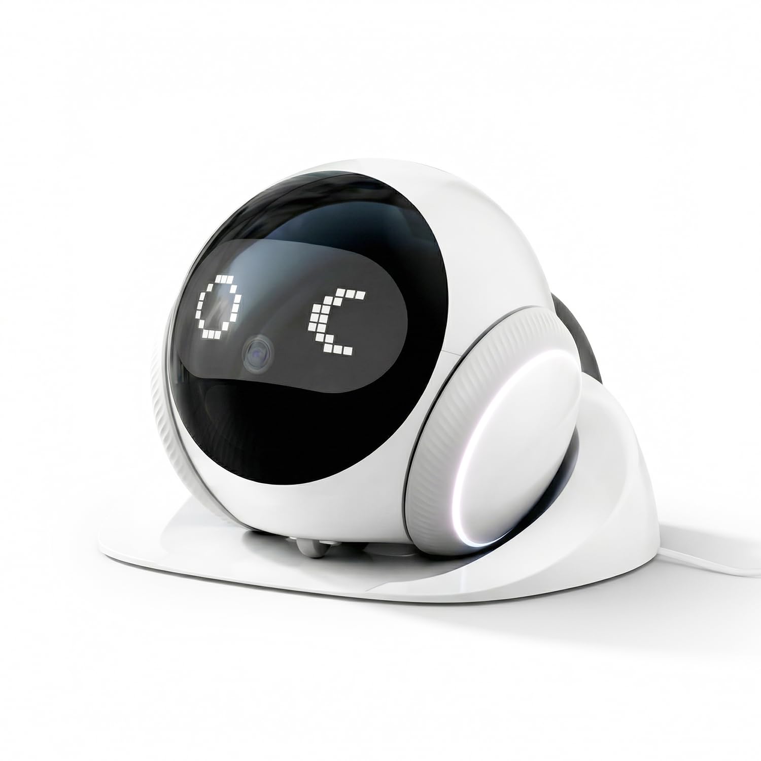 Endliss Smart Mobile Pet Camera Robot for Home Indoor, Movable 1080P Monitoring Dog and Cats, 2-Way Talk, Night Vision, Battery-