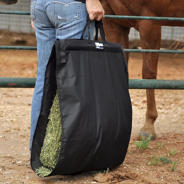 Cashel Hay Handler - Durable Black Nylon, Model HAYH-BLA