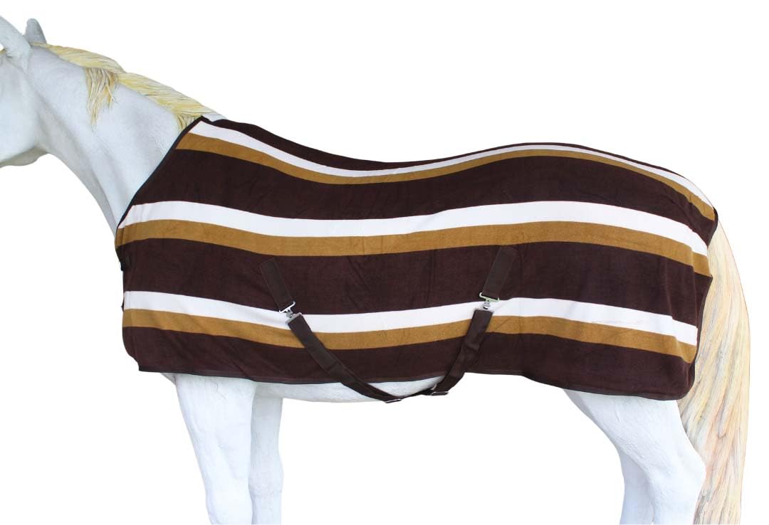 Challenger 84'' Horse Soft Fleece Cooler Contoured Exercise Sheet Blanket Wicks Liner 43Ee13