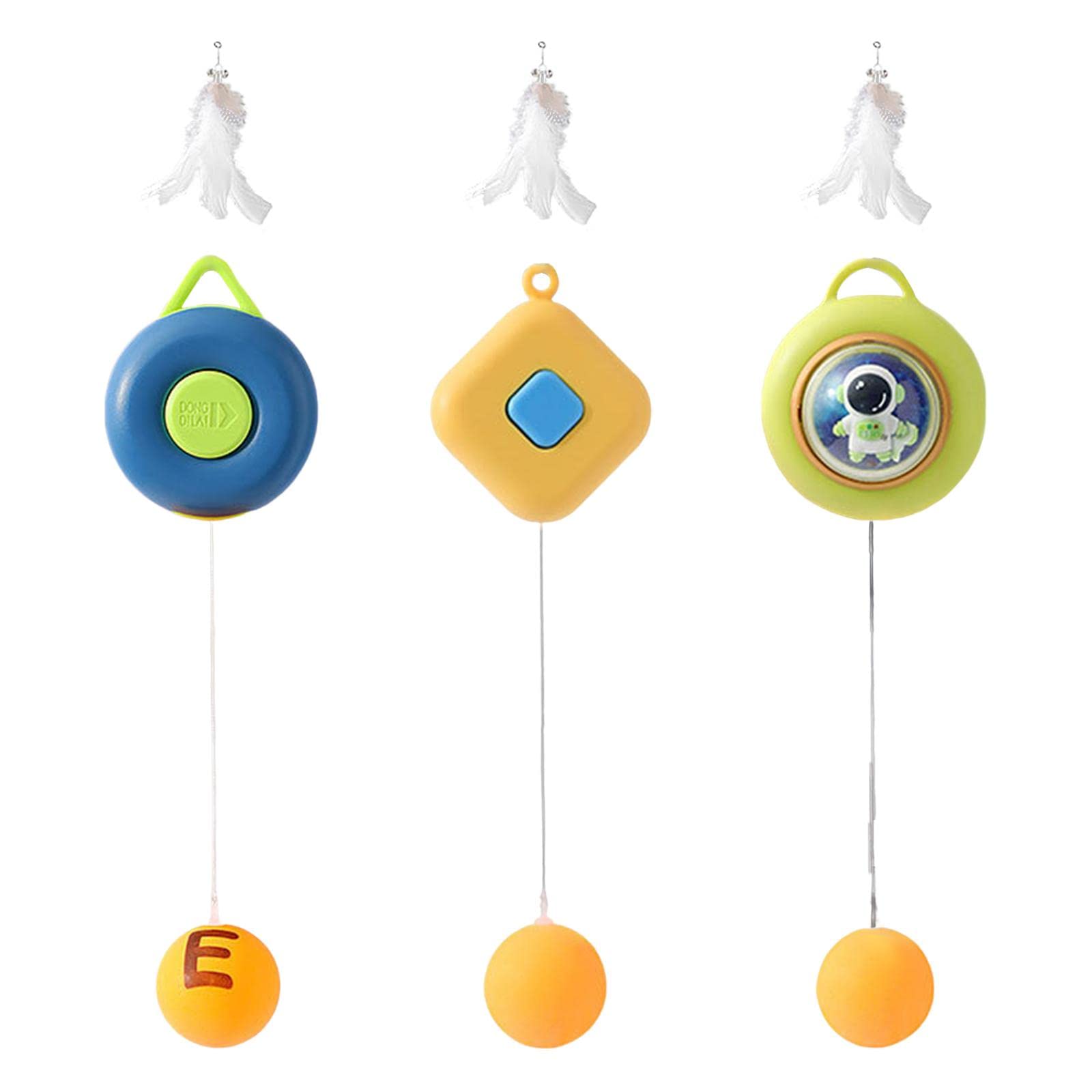 Calandis Cat Interactive Toy Pet Dancing Indoor Cats Cat Table Tennis Teaser Wand Toy Blue Ball | Toys | Cat Supplies