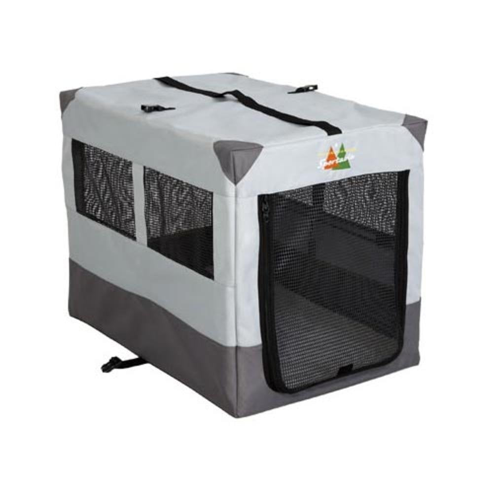 MidWest Homes for Pets Canine Camper Sportable, 24-inch Portable Tent Crate for Dogs, Soft-Sided, Folding Frame, Mesh Windows, Z