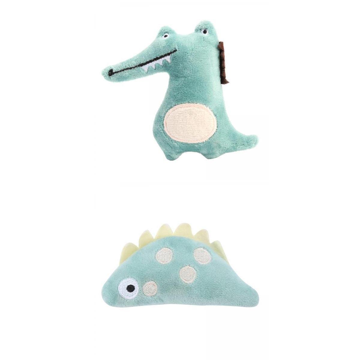 Heavenglow 2X Cat Toothbrush Catnip Molar Stick Teeth Cleaner Toys Fish Crocodile|Pet Supplies | Cat Supplies | Toys