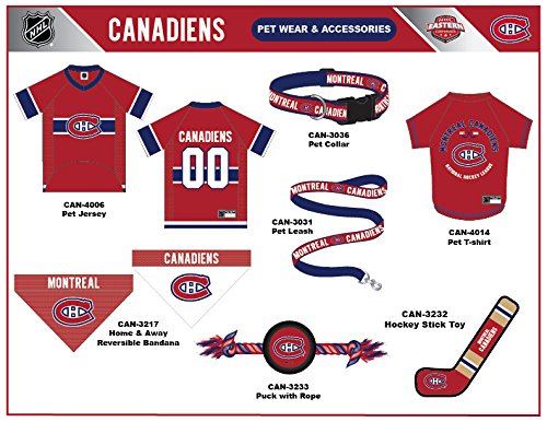 Pets First Nhl Montreal Canadiens Collar For Dogs & Cats, Small. - Adjustable, Cute & Stylish! The Ultimate Hockey Fan Collar!