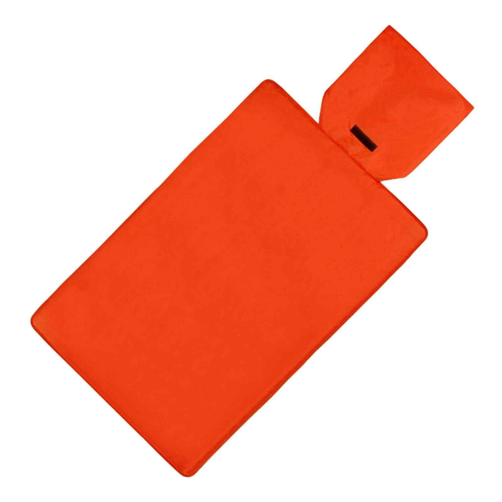 FABLOFT Dog Mat Folding Pet Pad Blanket Kennel Camping Cat Pet Sulies Orange Black