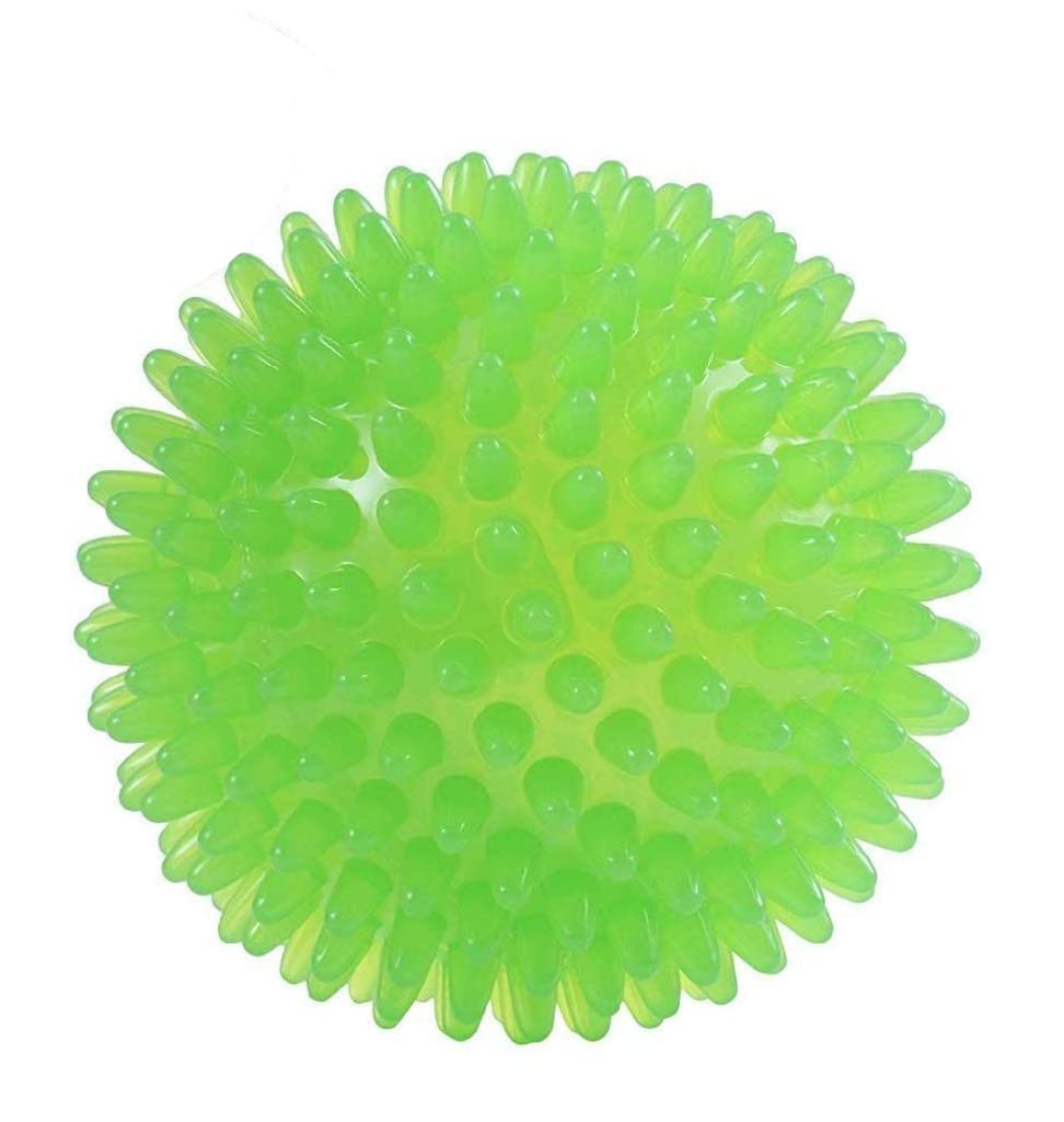 Woofy Dogs Squeaky chew Toys for Aggressive chewers | Dental Cleaning NonToxic Soft Natural Rubber Toy | Cute Crystal and Spike