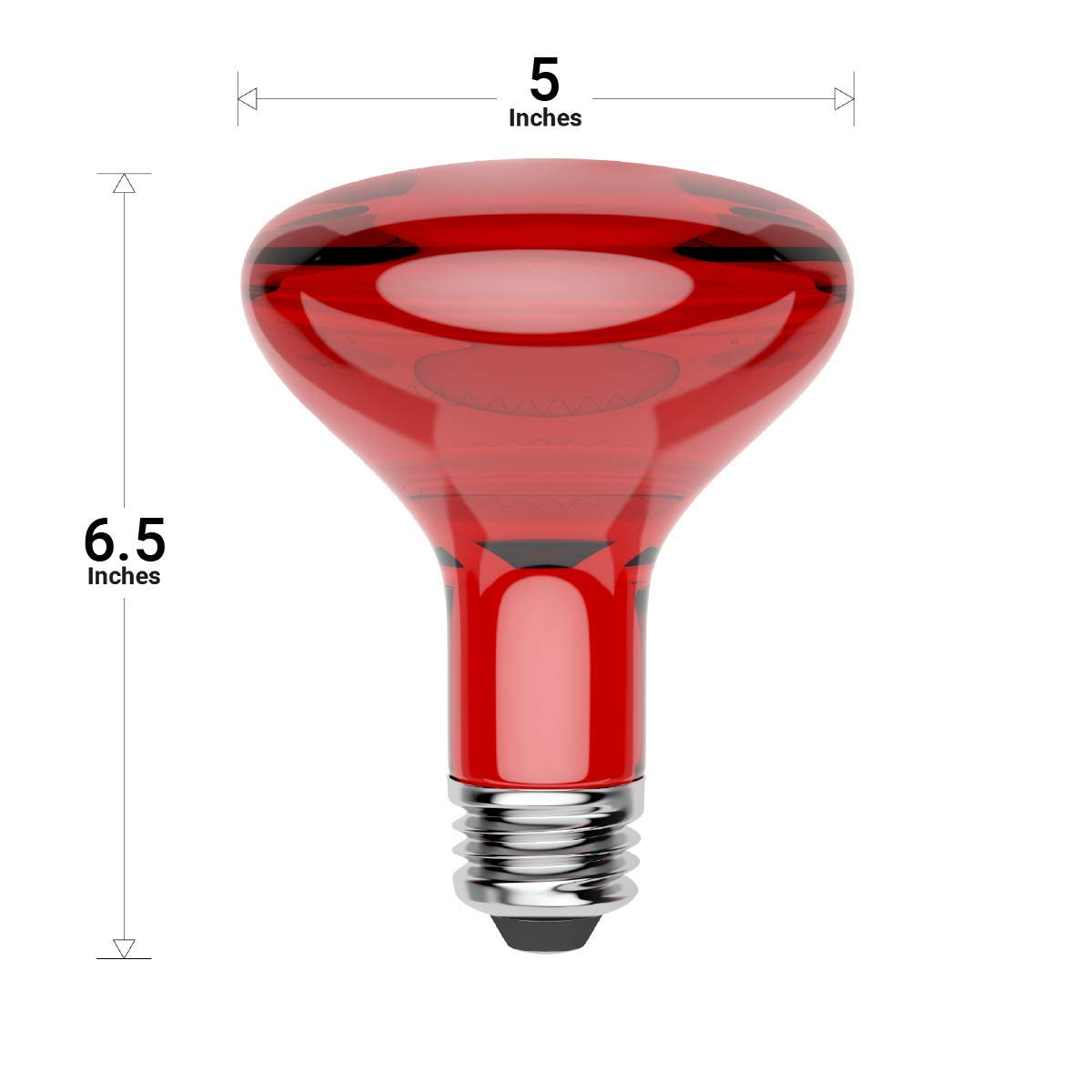 RubyLux Near Infrared Bulb for Pets - 1 Pack, Ideal for Heat Therapy and Wellness