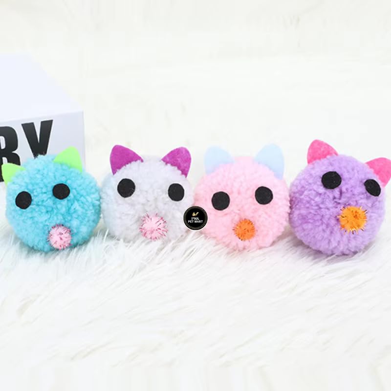 Psk Pet Mart Interactive Cat ToyDurable Mouse Shape With Bell For Playful Kitten Playtime Pack Of 2Pcs Set Random Colour
