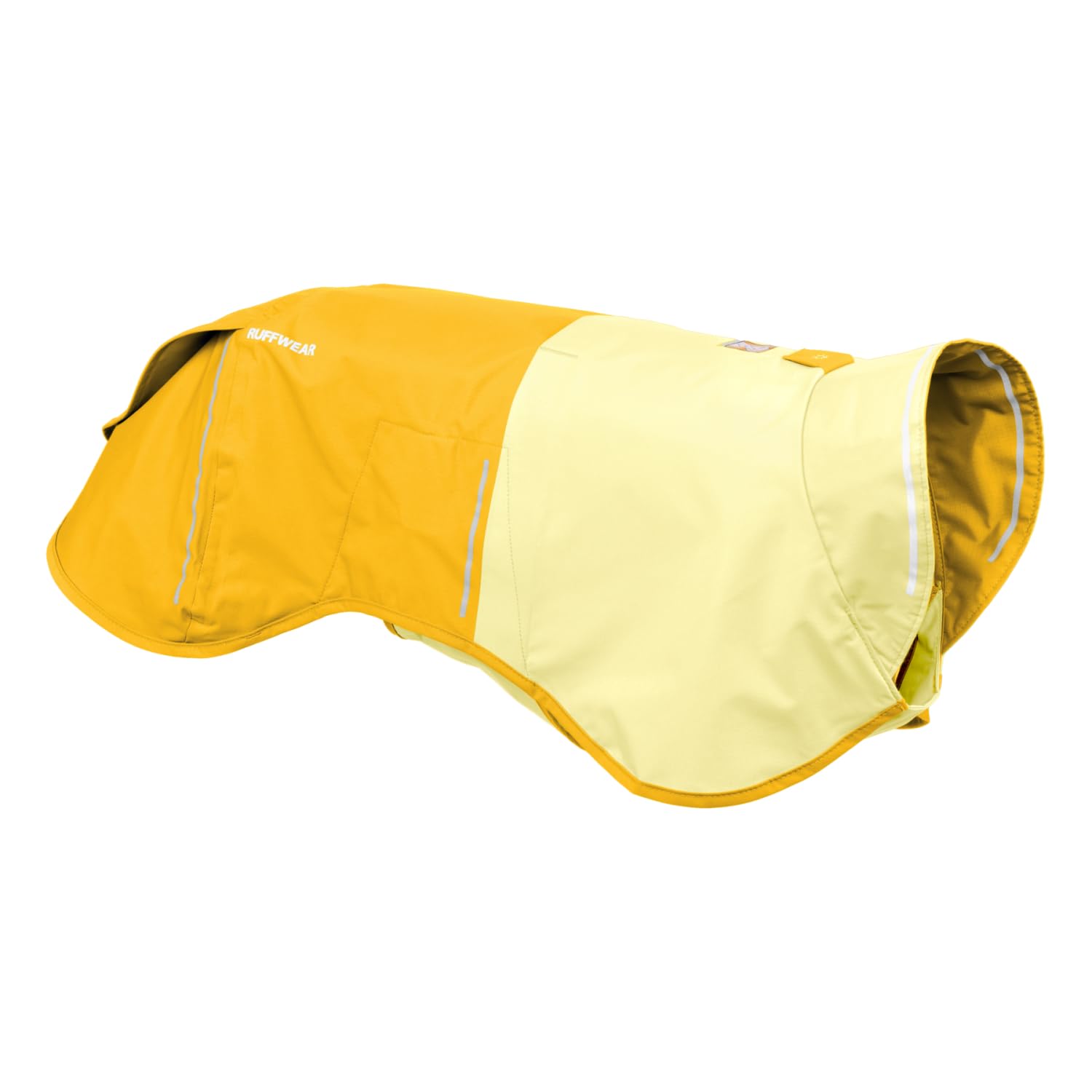 Ruffwear, Sun Shower Dog Raincoat, All-Weather Jacket, Waterproof, Windproof & Lightweight, Mineral Yellow, X-Large
