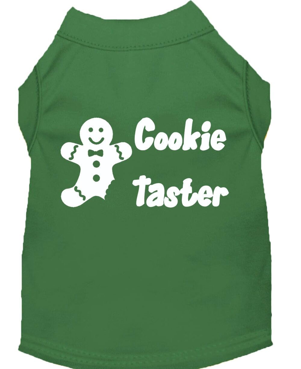 Mirage Pet Products 16-Inch Cookie Taster Screen Print Shirts for Pets, X-Large, Red