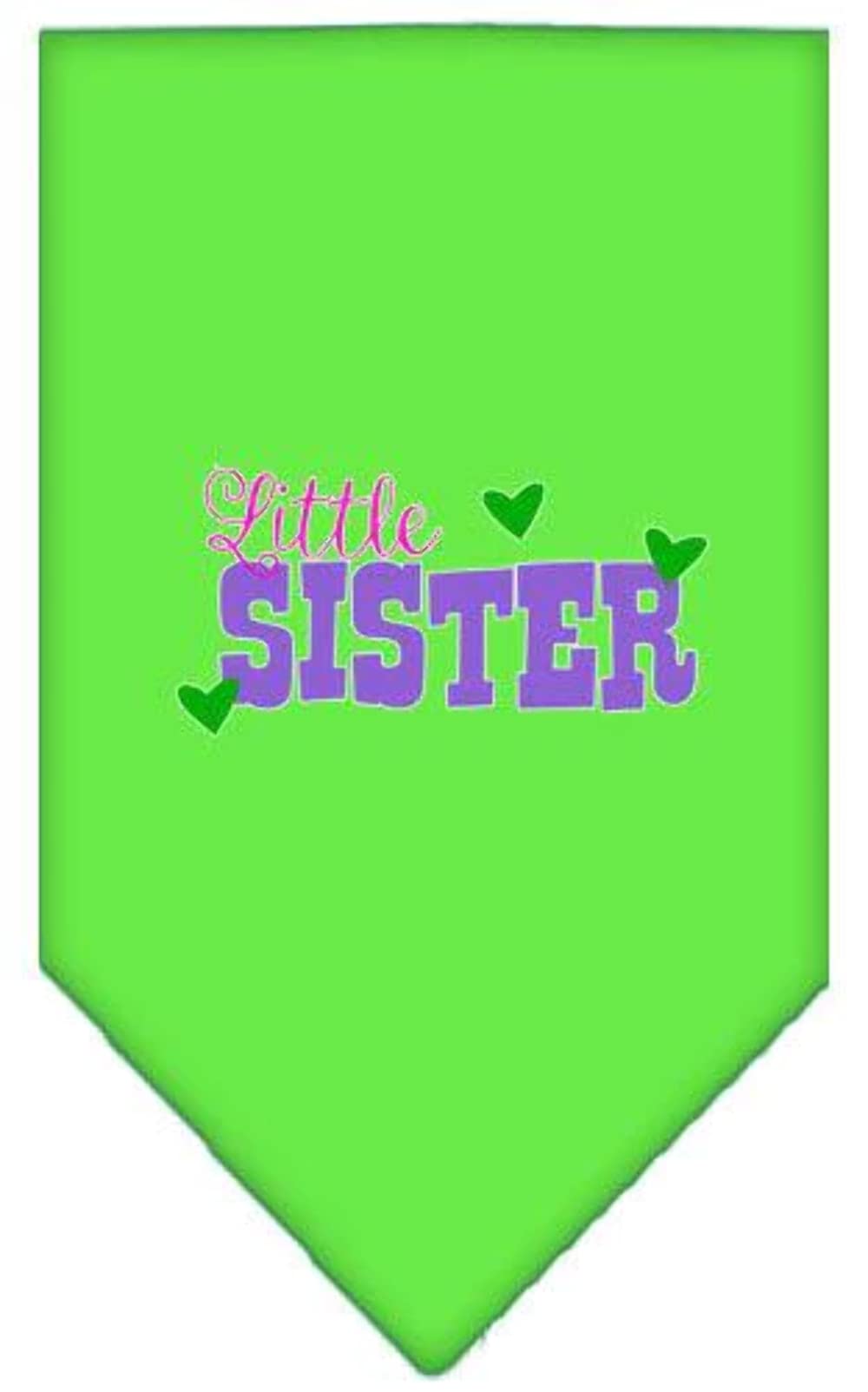 Mirage Pet Products Little Sister Screen Print Bandana Cocoa Small