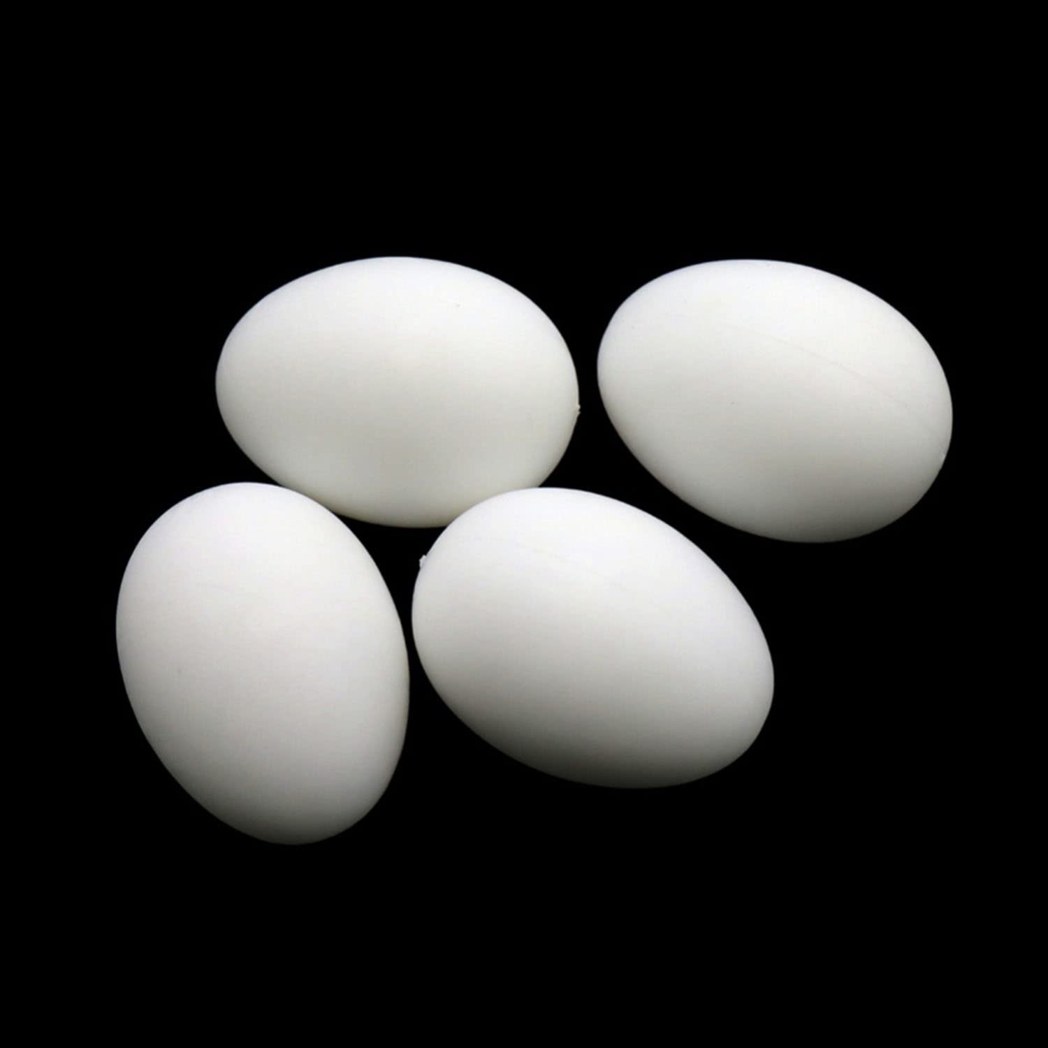 Maxmoral 12Pcs Fake Eggs Plastic False Pigeon Eggs For Hatch Breeding Supplies Solid Pigeon Fake Egg Pigeon Hatching Supplies