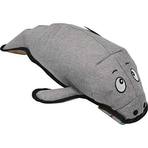 Snugarooz Cute Murray The Manatee Stuffed Animals For Dogs, Cool Puppy Toys, Tough & Durable Soft Squeaky For Chewers, For Pet -