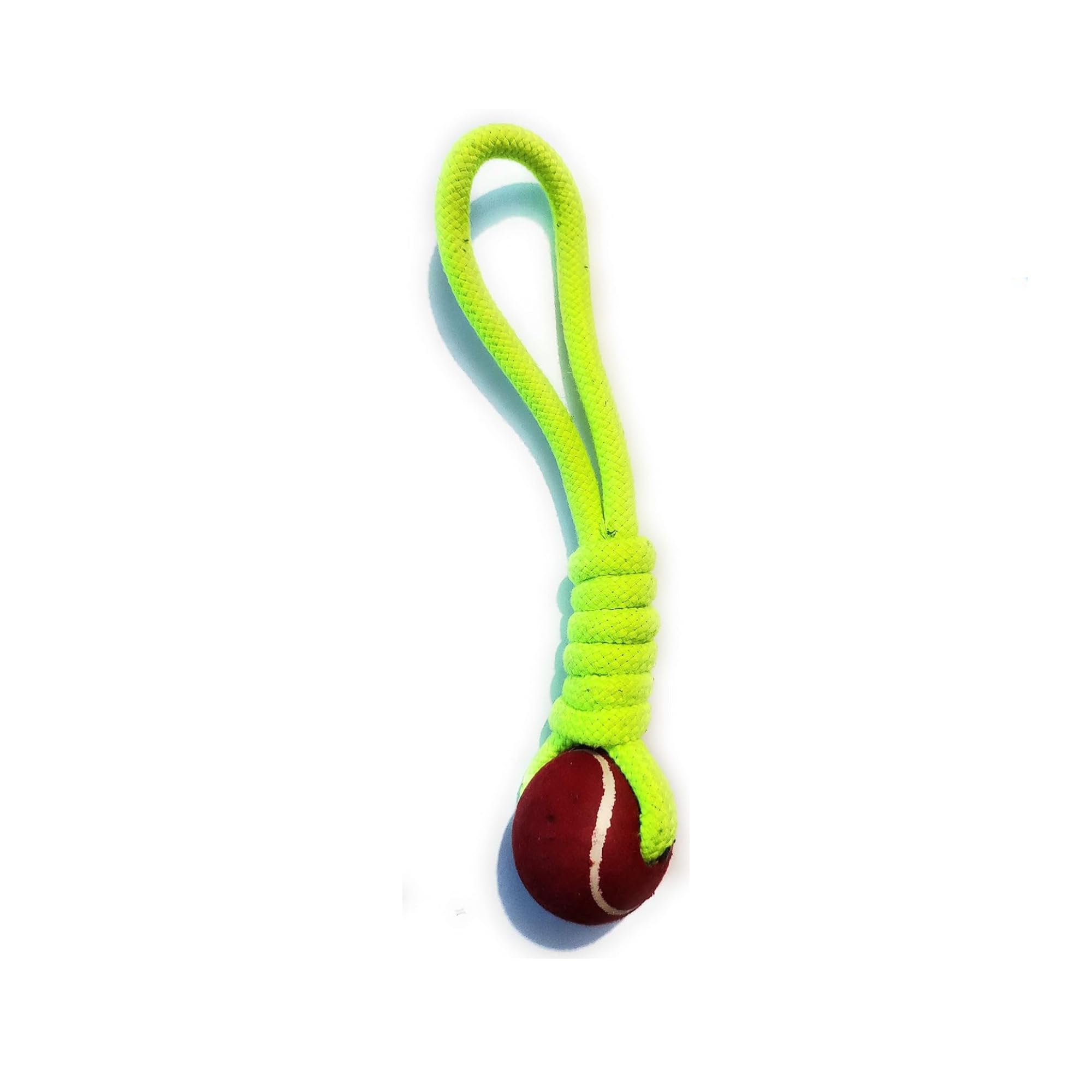 Bohobark Durable Dog Ball With Rope Toys For Puppies & Large Dogs | Tough Interactive Rope Ball Toy For Fetch, Tug Of War & Chew