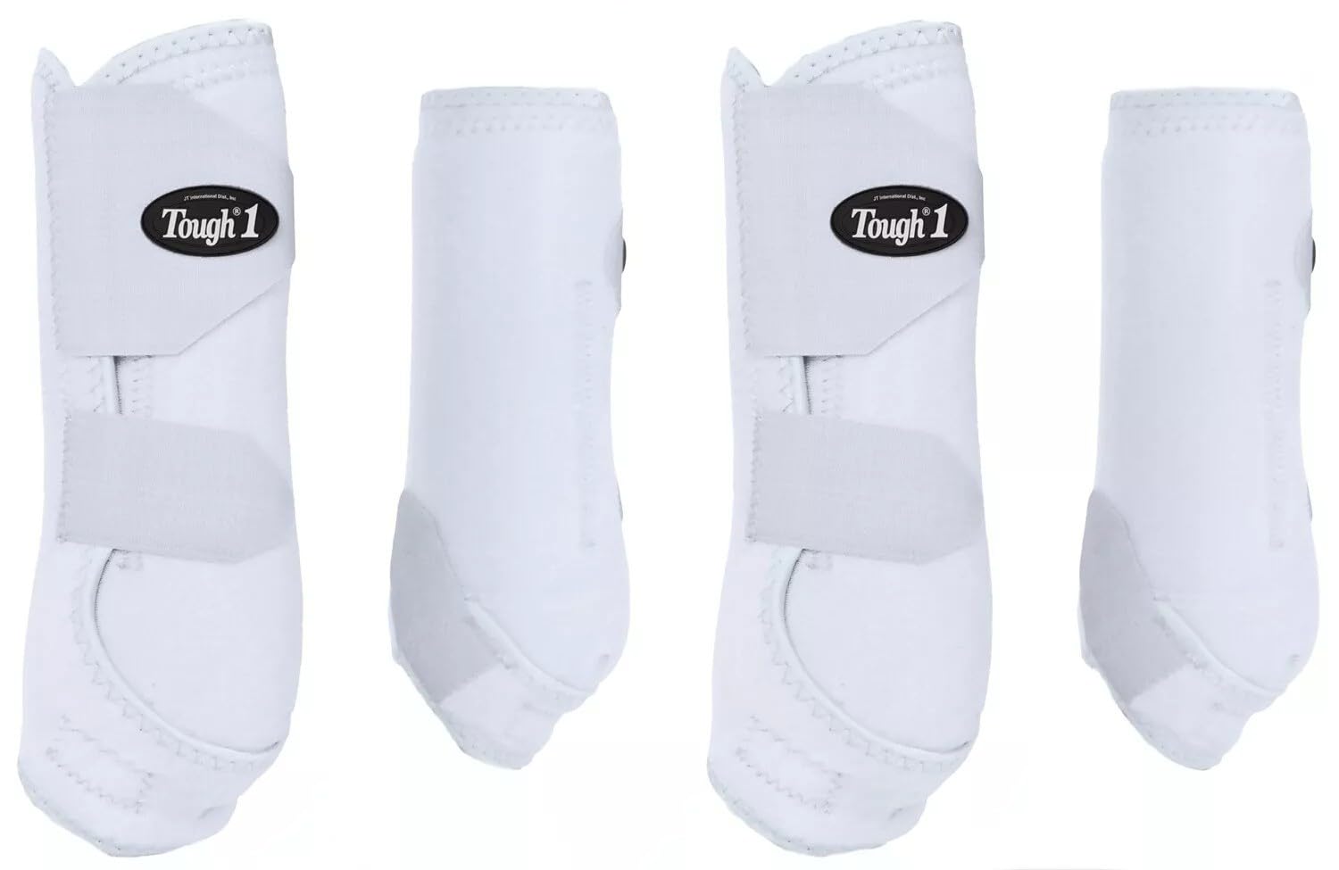 Tough 1 Extreme Vented Sport Boots Set, White, Medium