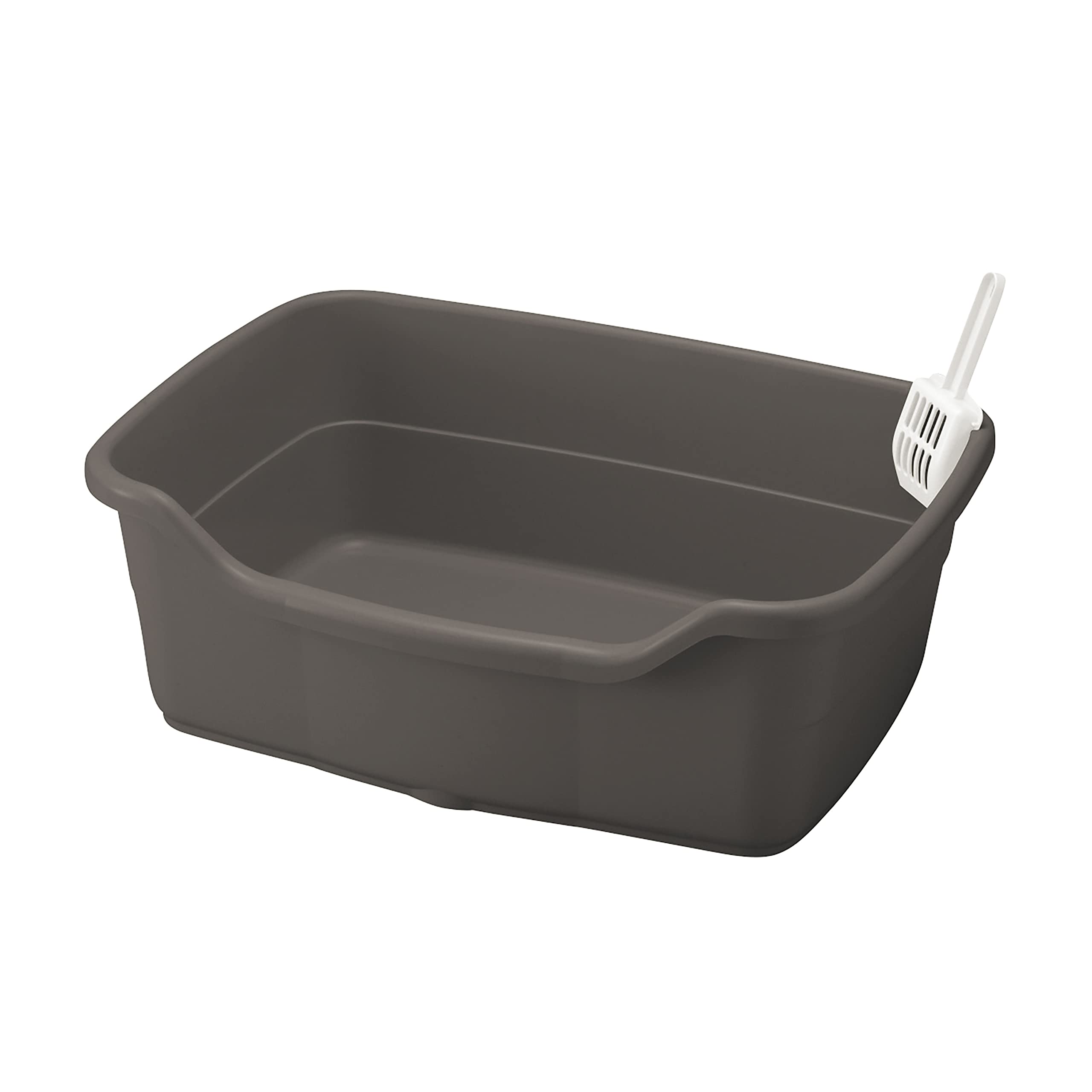 Richell 60030 Paw Trax Wide Cat Litter Pan Brown - Large