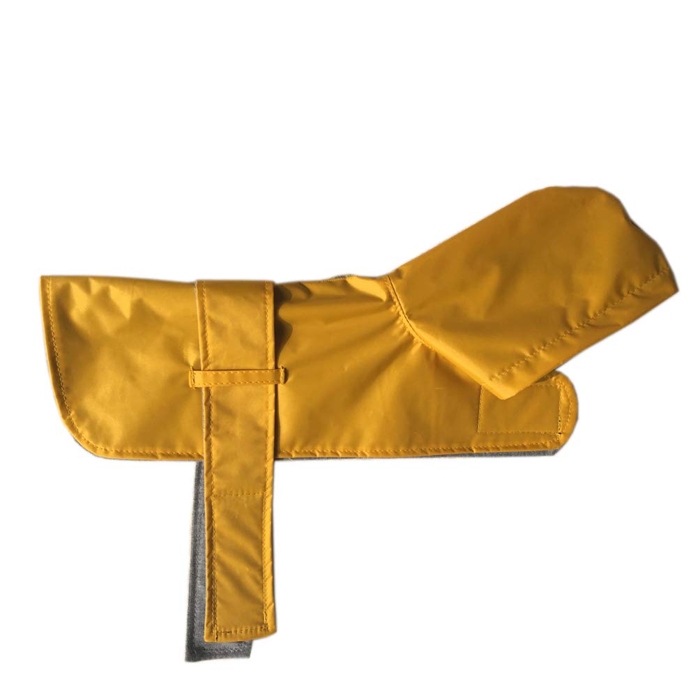 Leerking Raincoat For Dogs - Hooded With Leash Hole, Waterproof Double Layer Coat Jacket With Lining, 10 Sizes For Small Medium