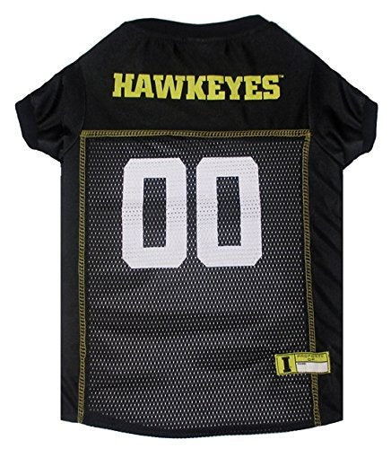 Pets First NCAA College University Of Iowa Hawkeyes Mesh Jersey for DOGS & CATS, Size X-Large, Licensed Dog Jersey with your Fav