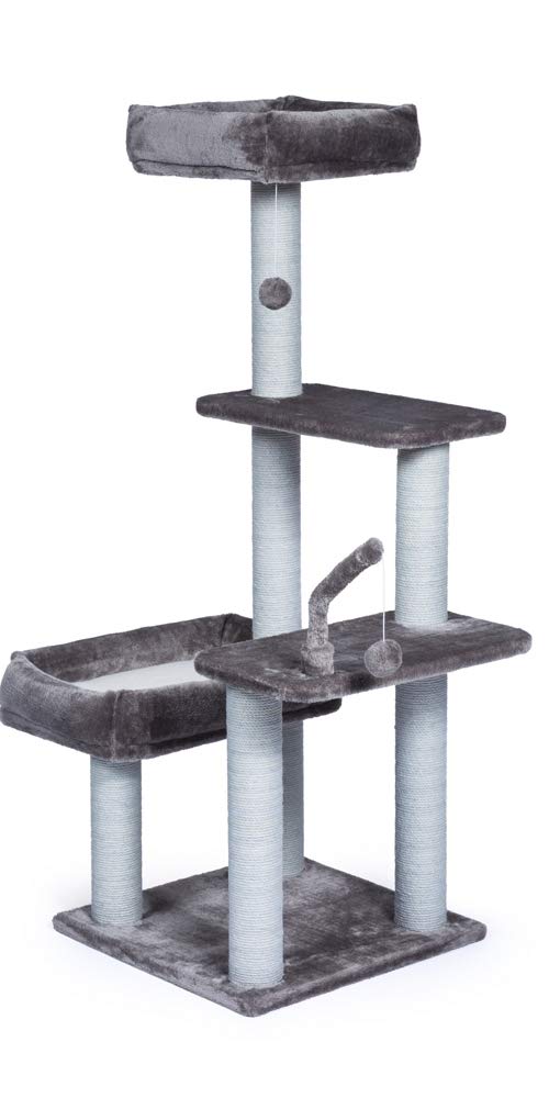 Prevue Pet Products Kitty Power Paws The Ritz 7307, 20.5'' W X 10.25'' H, 33 Lbs, Gray / Gray