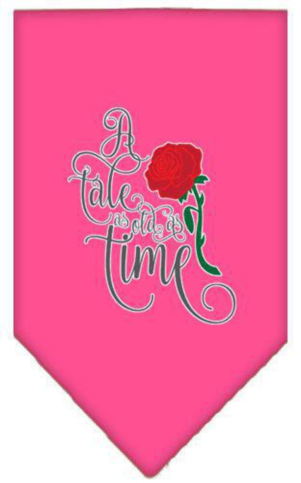 Mirage Pet Product Timeless Tale Screen Print Bandana Red Large