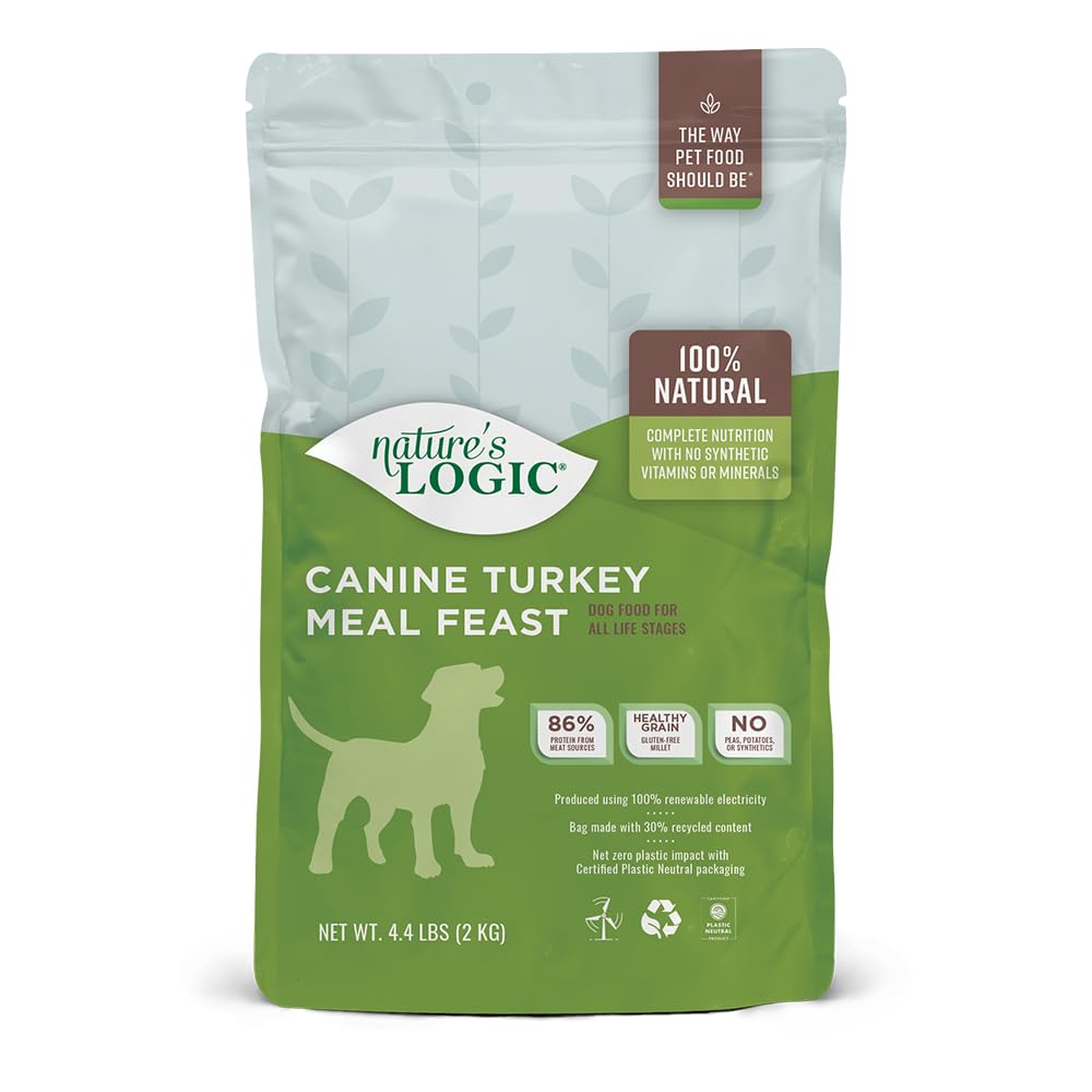 Natures Logic Canine Turkey Meal Feast, 4.4lbs