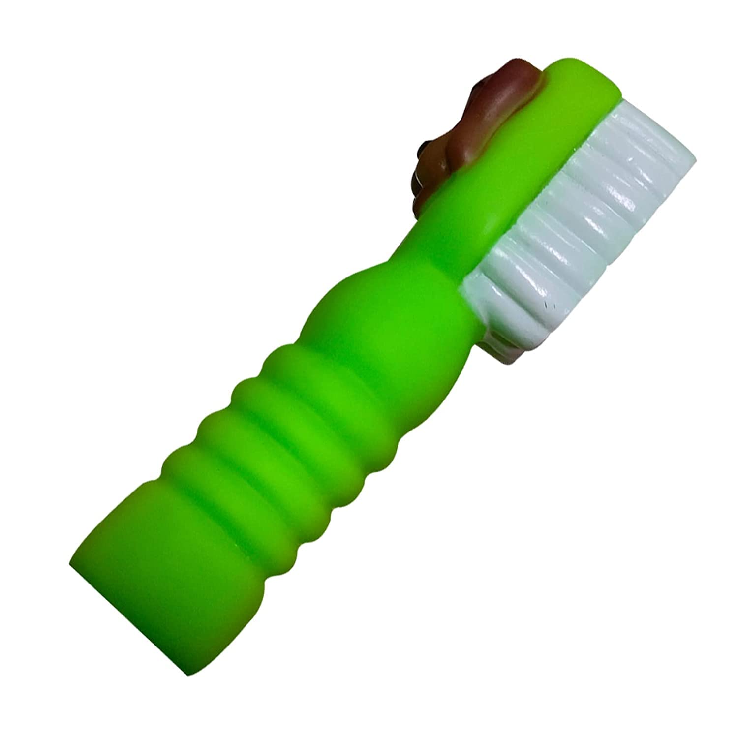 Dog Trust Toothbrush Shaped Teething, Dog Chew Christmas Small Dogs Squeaker Latex Rubber Soft Ball Chewing Teething Fetching To