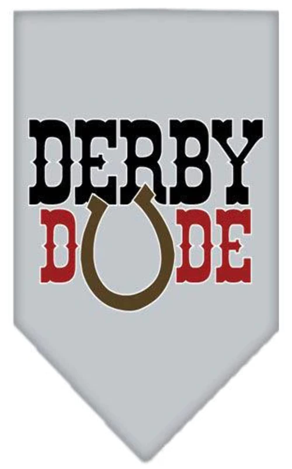 Mirage Pet Product Derby Dude Screen Print Bandana Orange Small