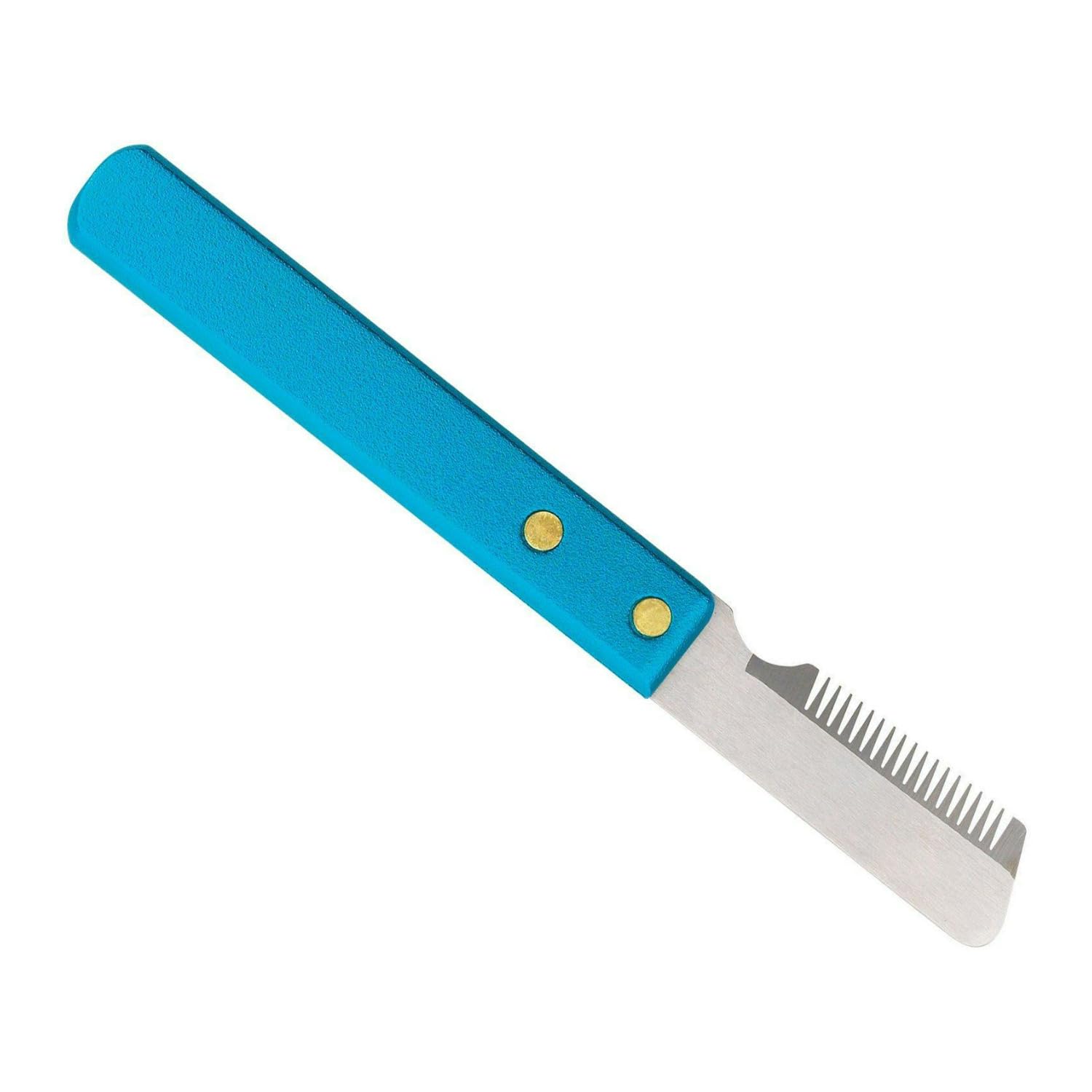 Master Grooming Tools 6-3/4-Inch Stainless Steel Pet Stripper Knive, Coarse