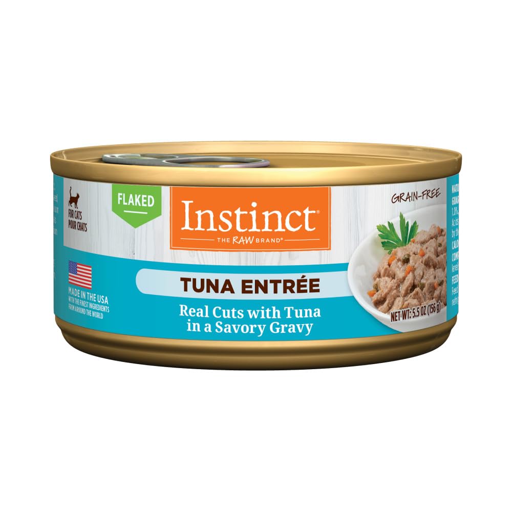 Instinct Flaked Tuna Entr  e Wet Cat Food 5.5 oz. Can