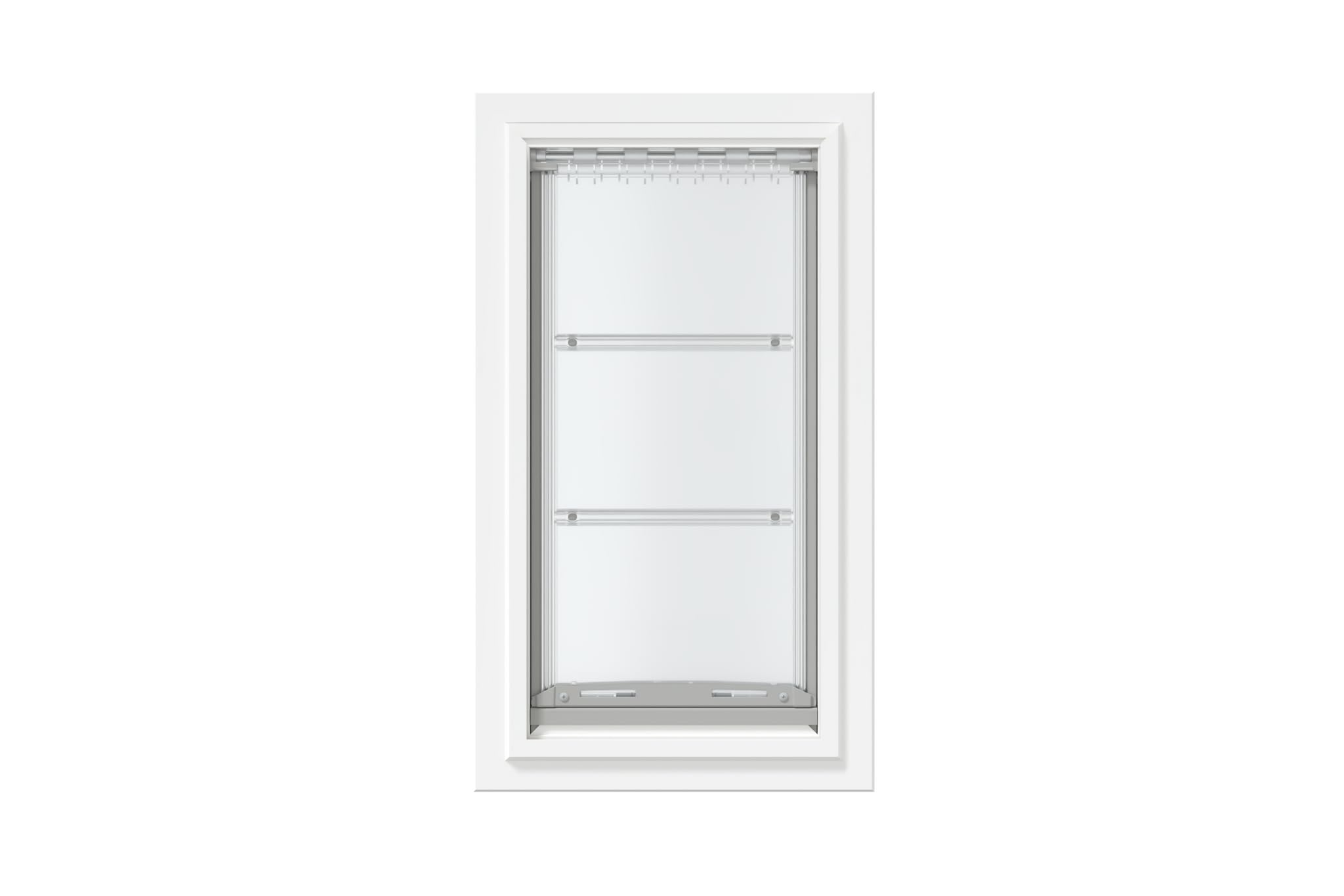 Endura Flap Pet Door For Walls In White | Energy-Efficient Single Flap Design For Wall Installations | All-Weather Protection Wi