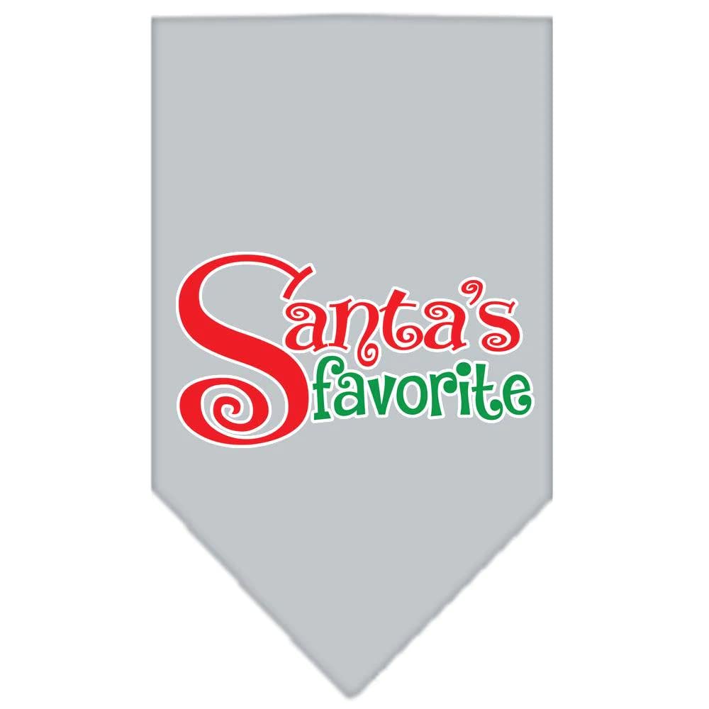 Mirage Pet Products Santa's Favorite Screen Print Pet Bandana, Small, Cocoa
