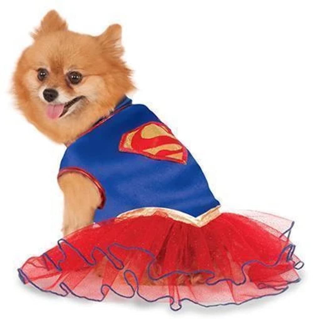 Dc Comics Super Girl Pet Tutu Dress, Medium