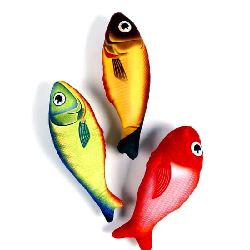 Kittupet Catnip Toys For Indoor Cats Interactive, Funny Kitten Toy Cat Chew Training Toy, Gift For Cat Lovers, Cute Fish Shape1 
