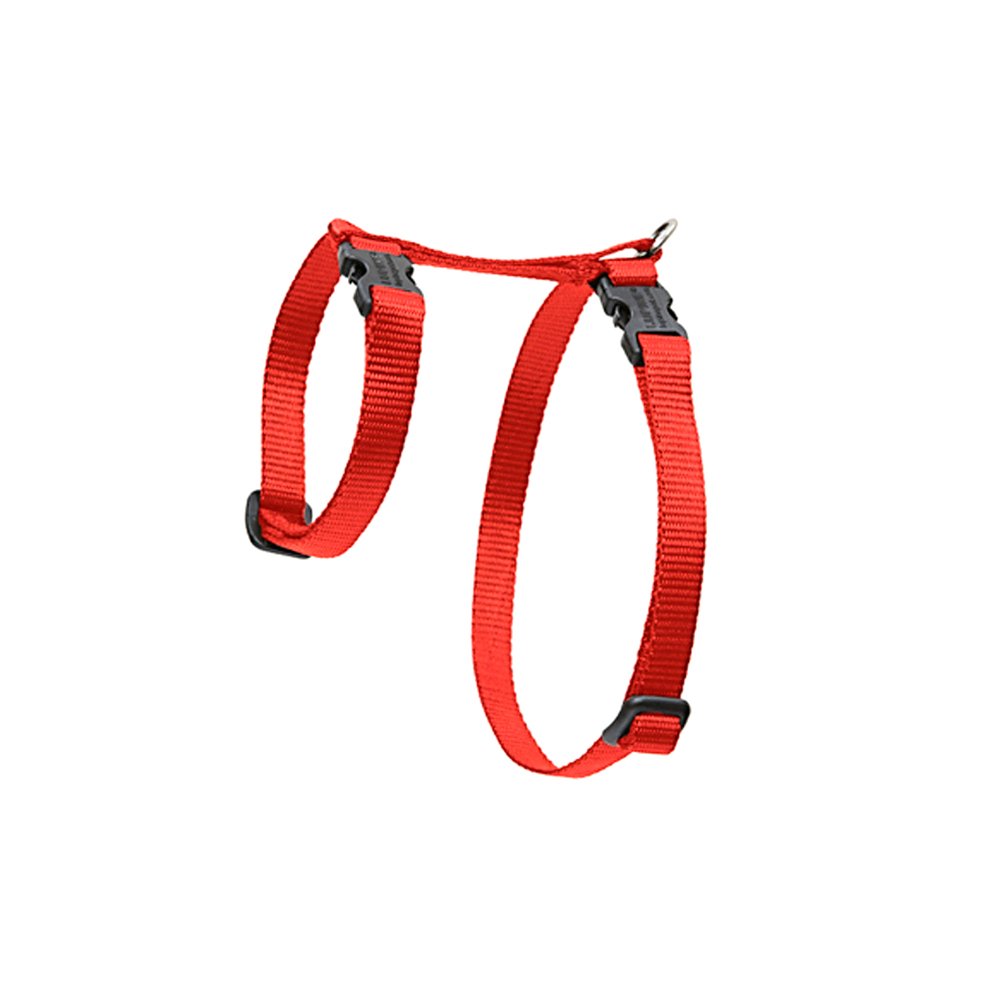 LupinePet Basics 1/2 Red 12-20 H-style Harness for Small Pets