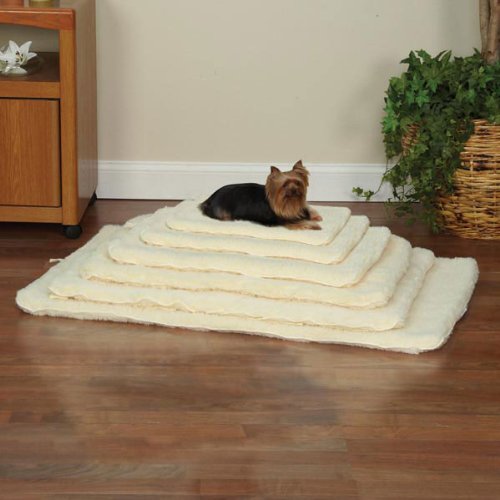 Slumber Pet Double-Sided Sherpa Mat, X-Small, Natural