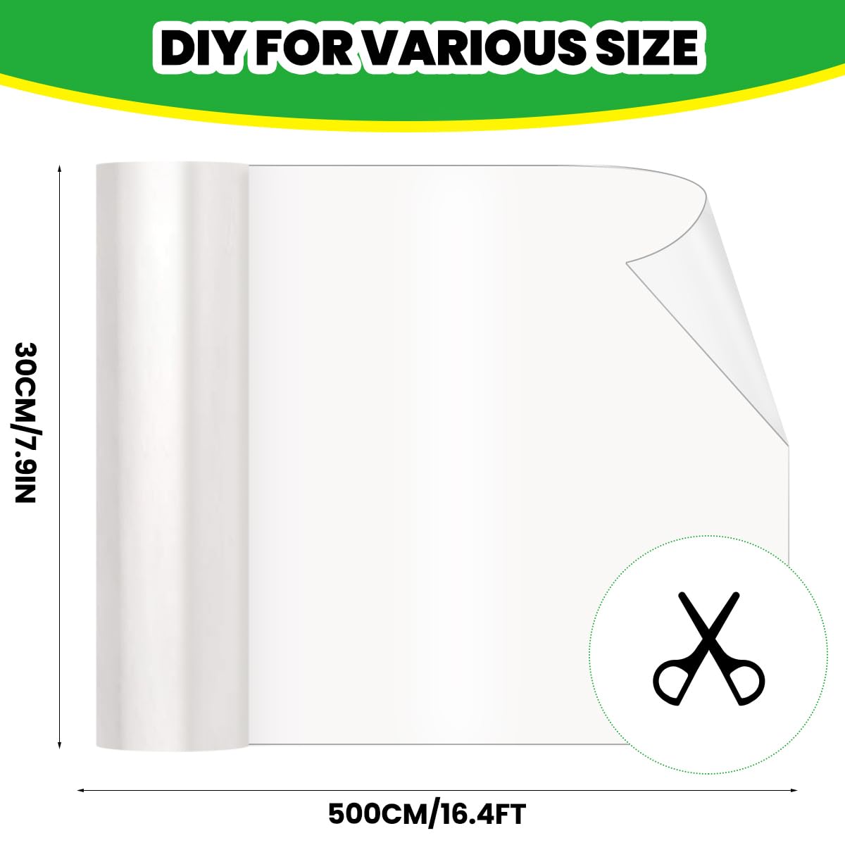 Petslucent Cat Scratch Furniture Protector: Cat Anti Scratch Tape - Door Protector From Dog Scratching - Clear Training Self Adh