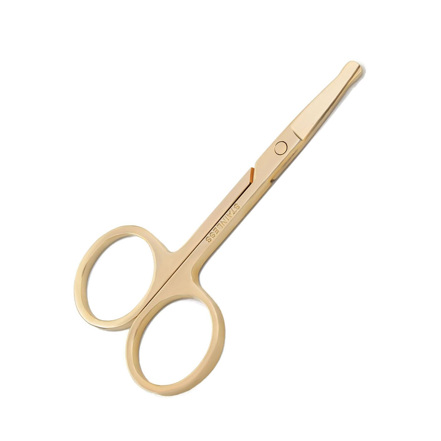 Yutoner 3.5 Inch Silent Pet Grooming Tiny Safety Scissors For Cats & Dogs - Quiet Alternative To Electric Clippers For Sensitive