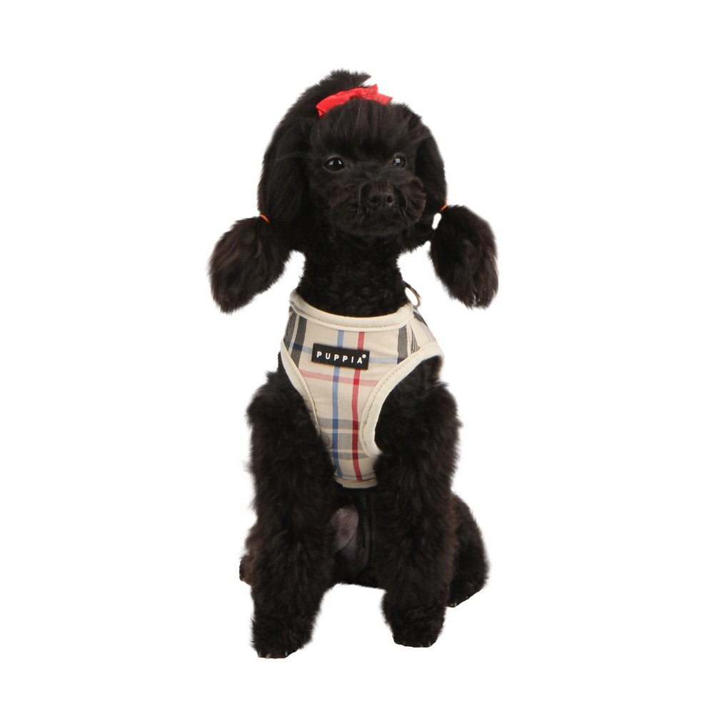 Puppia Authentic Junior Harness B, X-Small, Beige