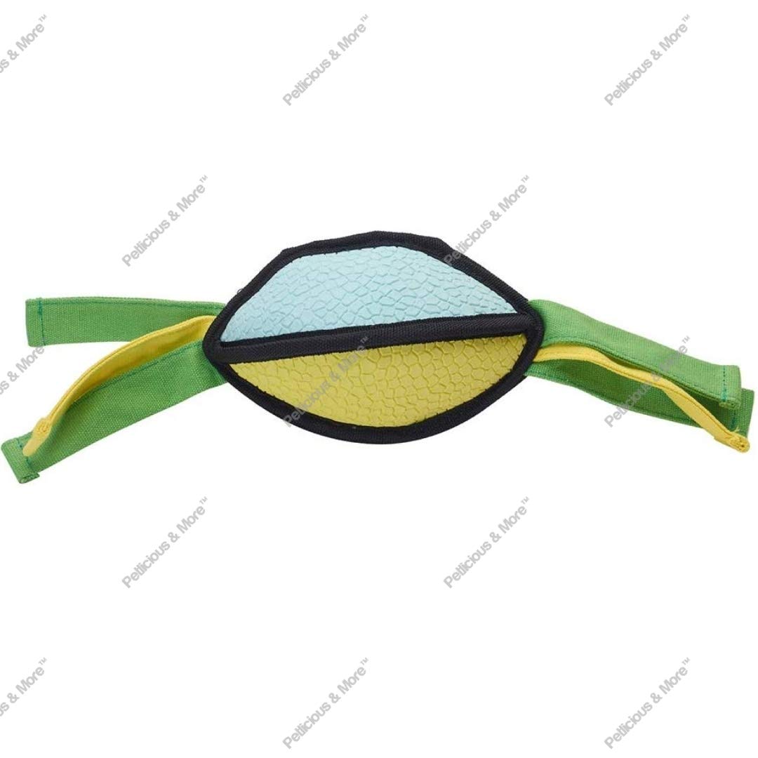 Petlicious & More Imported TPR & Cotton Material Plush Toy with Squeak for Dogs & Puppies  Rugby