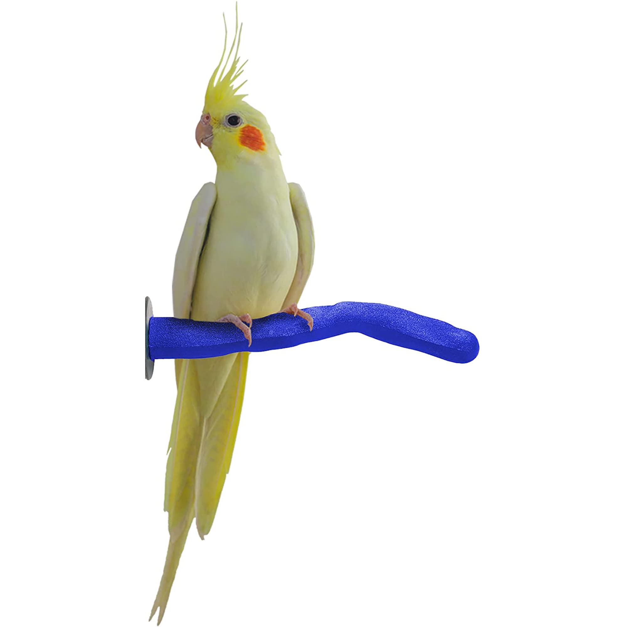 Sweet Feet And Beak Safety Pumice Perch Bird Toy - Trims Nails And Beak - Promotes Healthy Feet - Safe Non-Toxic Bird Supplies For Bird Cages - X-Small 5.25'
