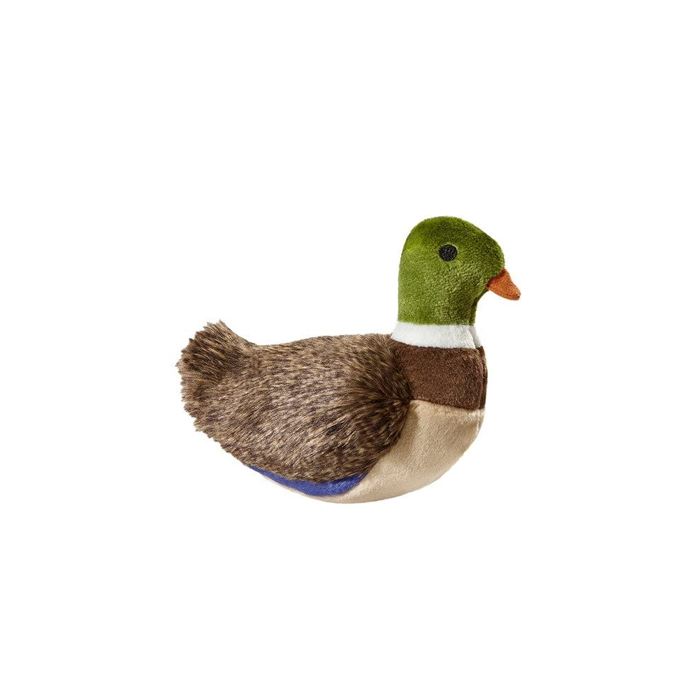 Fluff & Tuff Morley Mallard Plush Dog Toy - 7" Multicolored Soft Toy, Durable Plush Material, Ideal for Playtime