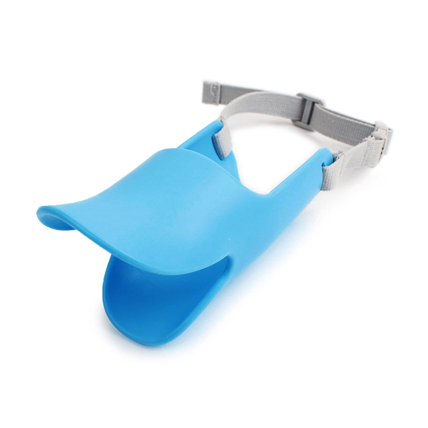 Nacoco Anti Bite Duck Mouth Shape Dog Mouth Covers Anti-Called Muzzle Masks Pet Mouth Set Bite-Proof (Blue, M)