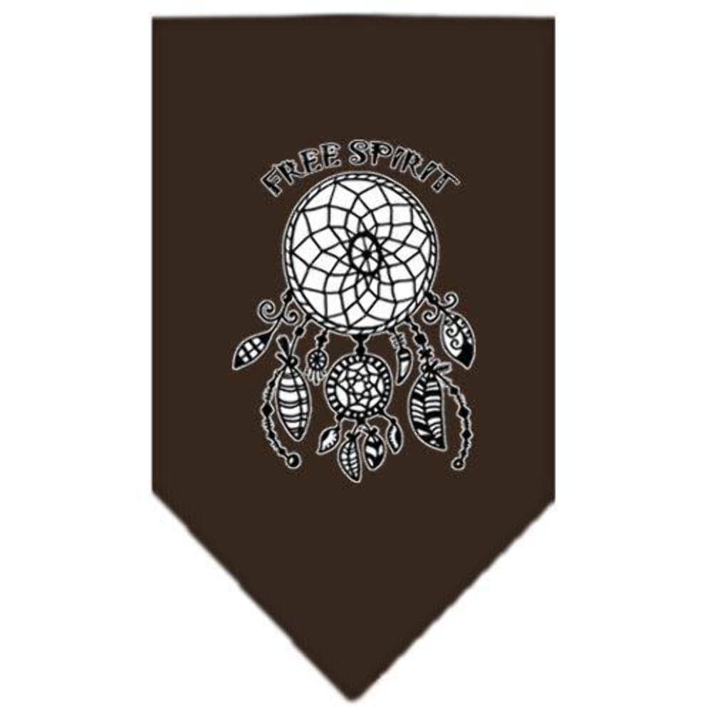 Mirage Pet Products Free Spirit Screen Print Bandana Red Small