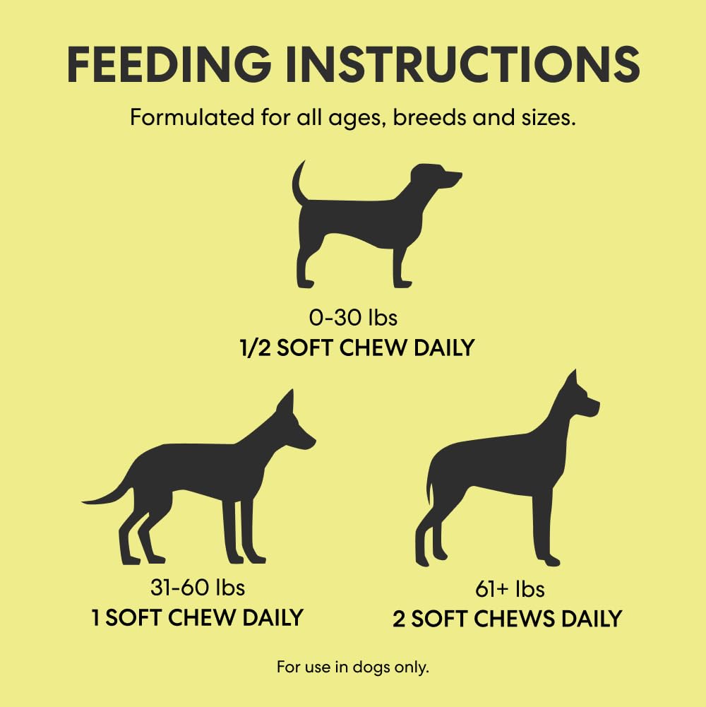 The Pets Table 8-in-1 Soft Chews Chicken Flavored All in One Supplement for Dogs - Dog Multivitamin Supports Mobility, Gut & Hea
