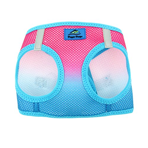 DOGGIE DESIGN No Choke Dog Harness - Breathable Mesh Vest - XL - Sugar Plum