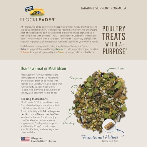 FlockLeader Defend, Functional Poultry Treats for Immune Support, 3.5 lb