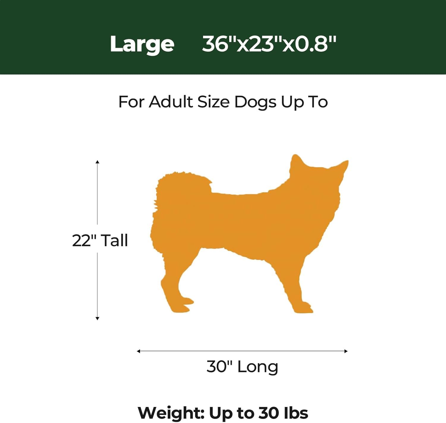 BALANCE Dog Crate Pad, Dog Foam Crate Mat Kennel Pad, Washable Water-Resistant Pet Bed Flat Dogs Cage Mat for Large Dogs, 2 Pack