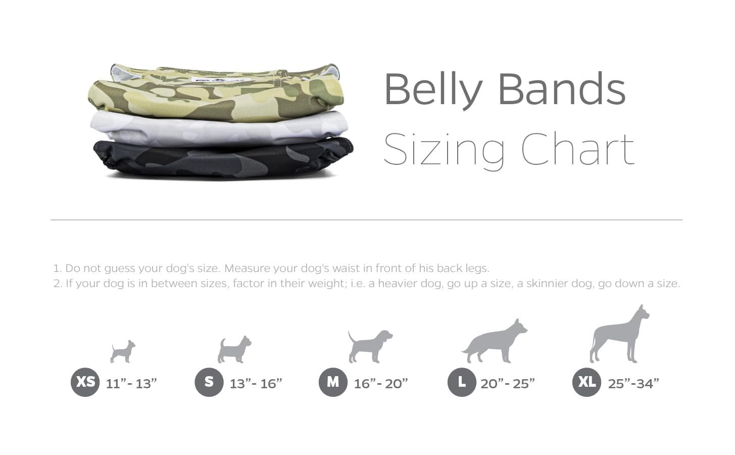 Pet Parents Premium Washable Belly Bands For Male Dogs & Extendrs, (3Pack) Of Male Dog Diapers & Male Dog Belly Bands, Color: Camo, Size: Extra Large Dog Diapers Male