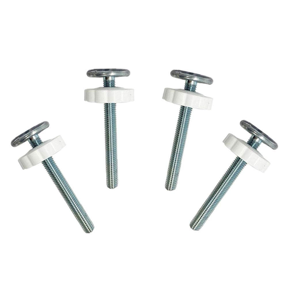 4 Pack M10 Extra Long Pressure Gates Threaded Spindle Rods,10mm Baby Kids Pet Dog Gates Accessory Screw Bolts Kit Fit for All Pr